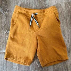 Old Navy little kids mustard orange cotton shorts